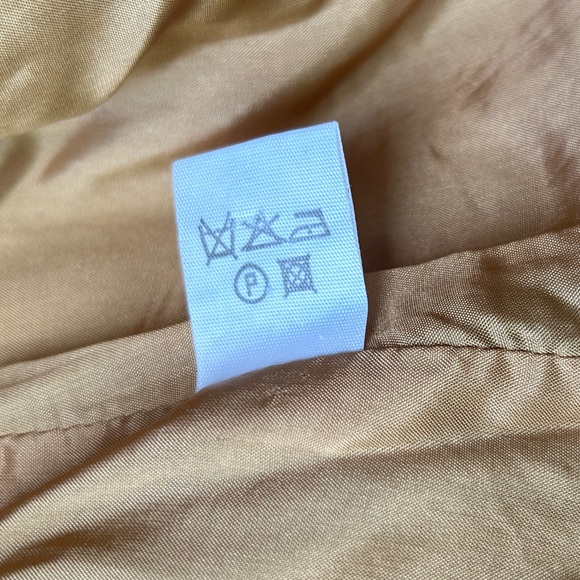 Vintage 70s tan wool/faux suede blazer by Caloma Size small - Picture 4 of 10